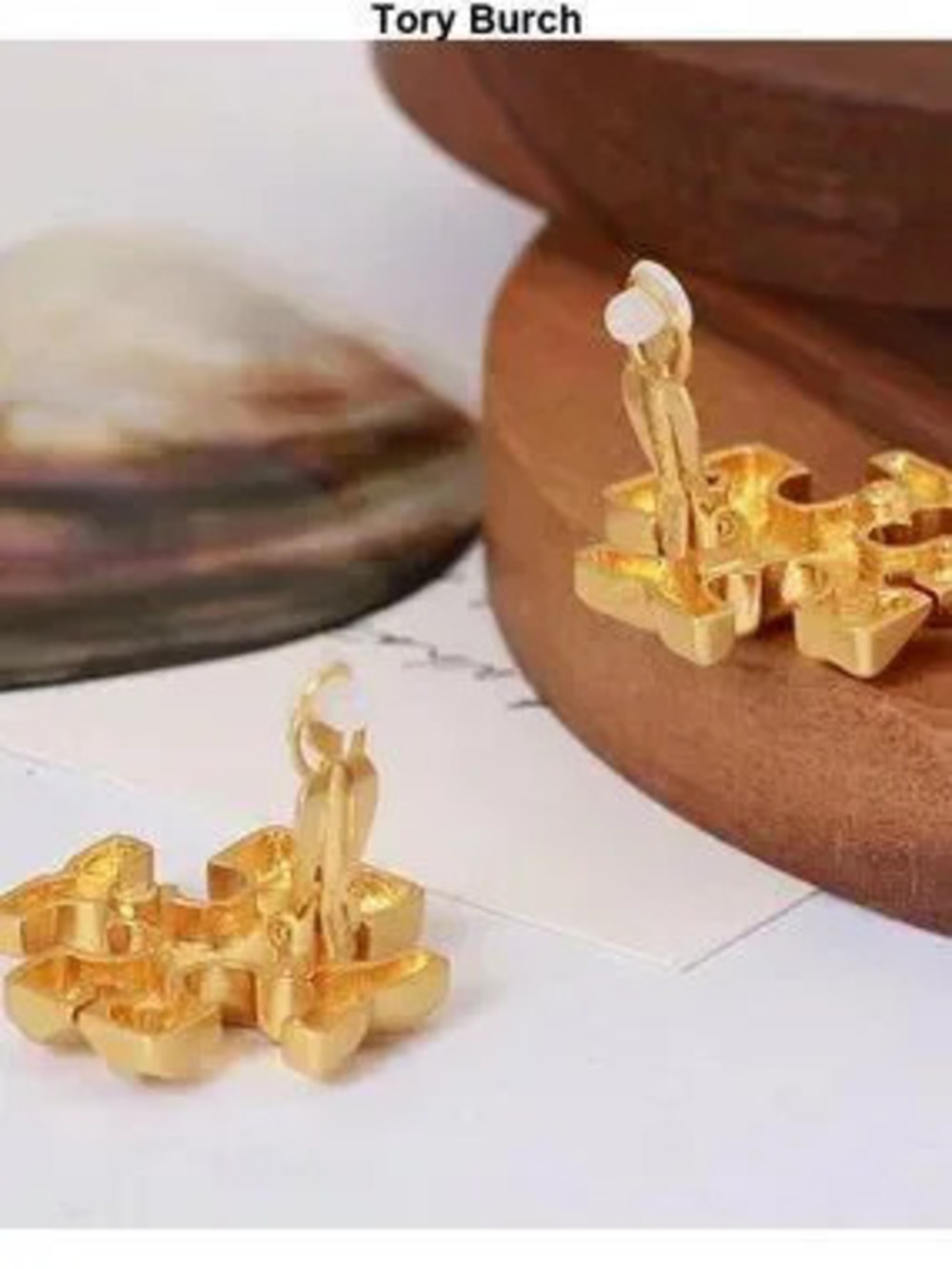 Tory Burch gold earrings